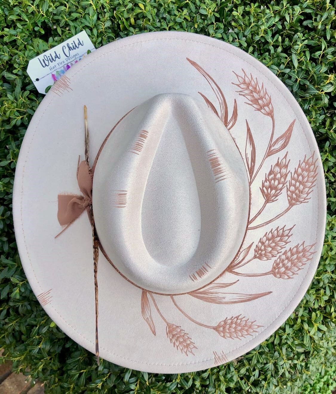 TUMBLEWEED - Handmade Custom Burned Hat