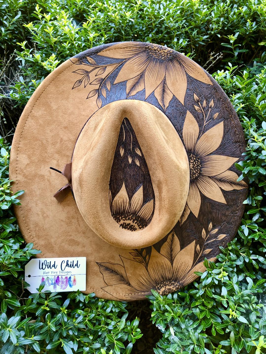 BLACKOUT - Handmade Custom Burned Hat