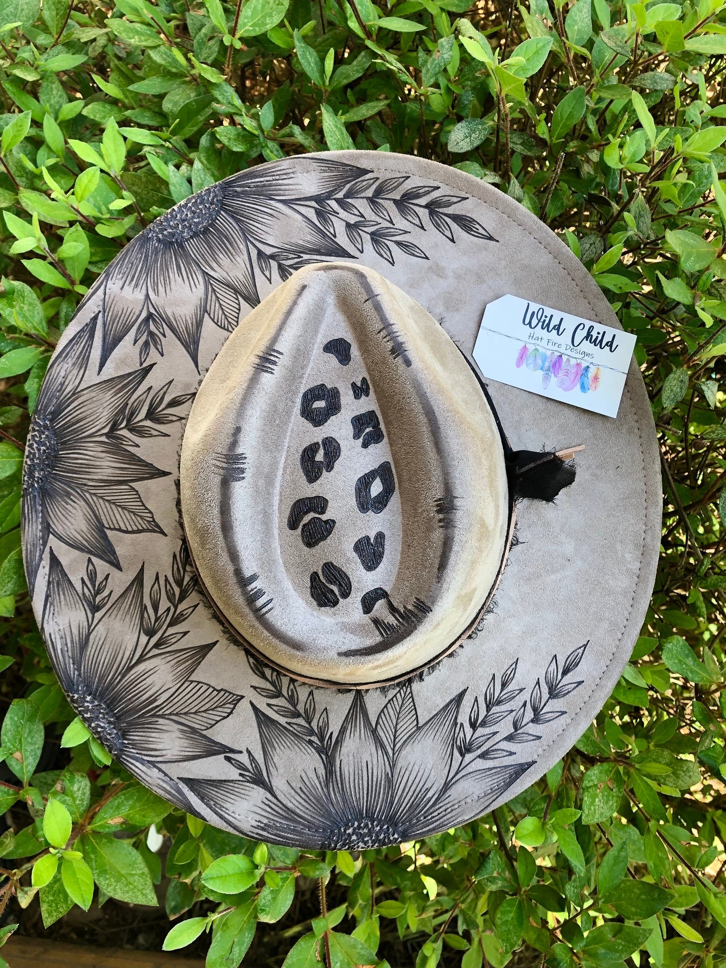 UNTAMED - Handmade Custom Burned Hat