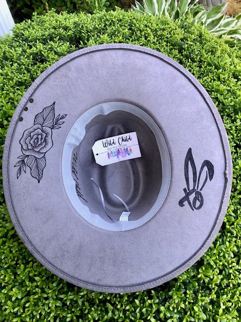 Jelly Roll -Bunniexo Handmade custom Burned Hat