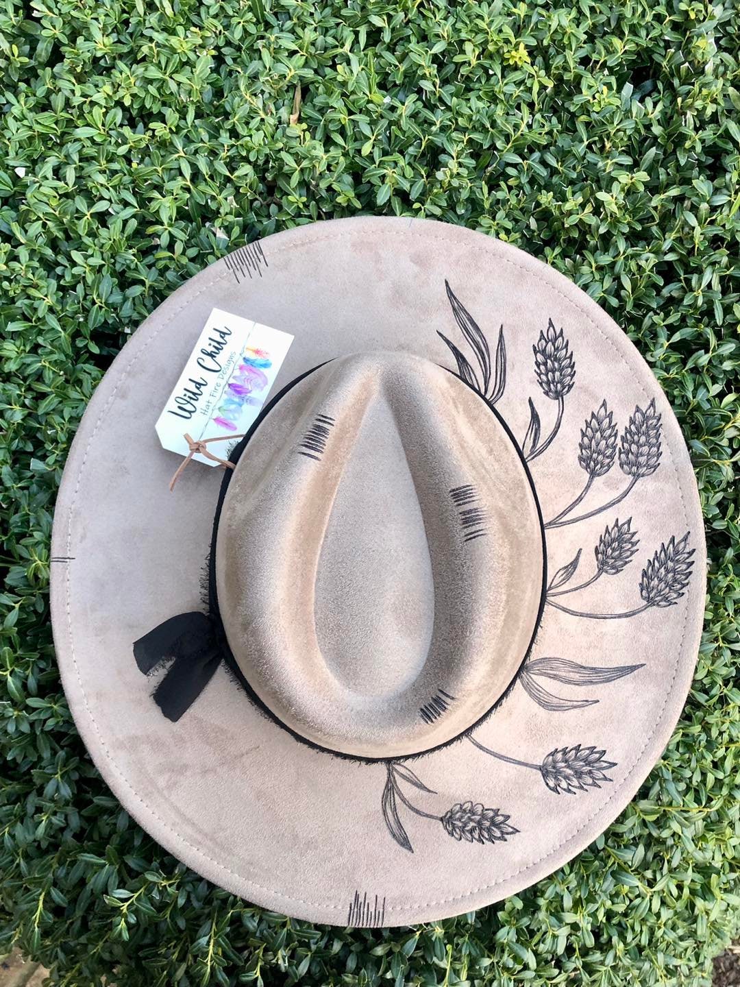 TUMBLEWEED -  Handmade Custom Burned Hat