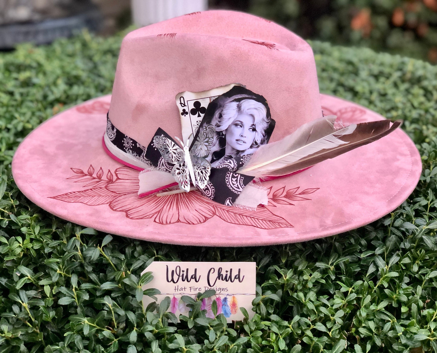 I Beg your PARTON - Handmade Custom Burned Hat